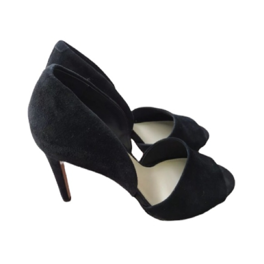 Vince Camuto Kramell Suede Peep-Toe Stiletto Heels - Picture 2 of 9